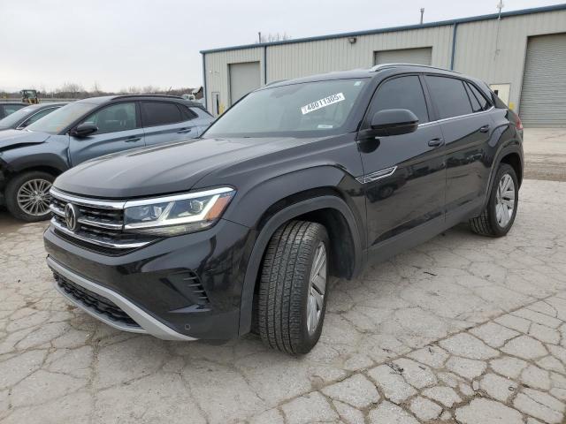 1V21E2CA8LC224057 - 2020 VOLKSWAGEN ATLAS CROS SE BLACK photo 1
