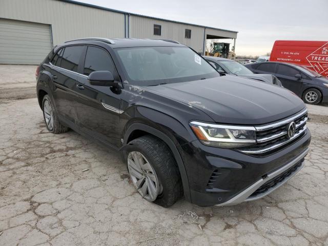 1V21E2CA8LC224057 - 2020 VOLKSWAGEN ATLAS CROS SE BLACK photo 4