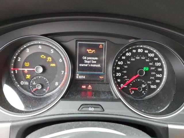 1V21E2CA8LC224057 - 2020 VOLKSWAGEN ATLAS CROS SE BLACK photo 9