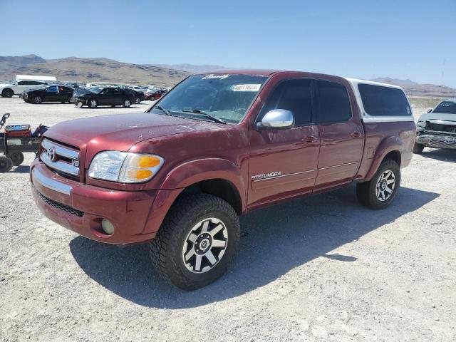 5TBET34184S449567 - 2004 TOYOTA TUNDRA DOUBLE CAB SR5 RED photo 1