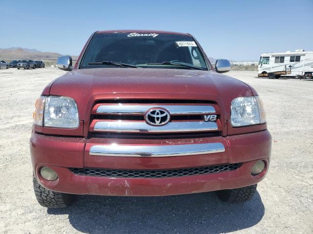 5TBET34184S449567 - 2004 TOYOTA TUNDRA DOUBLE CAB SR5 RED photo 5