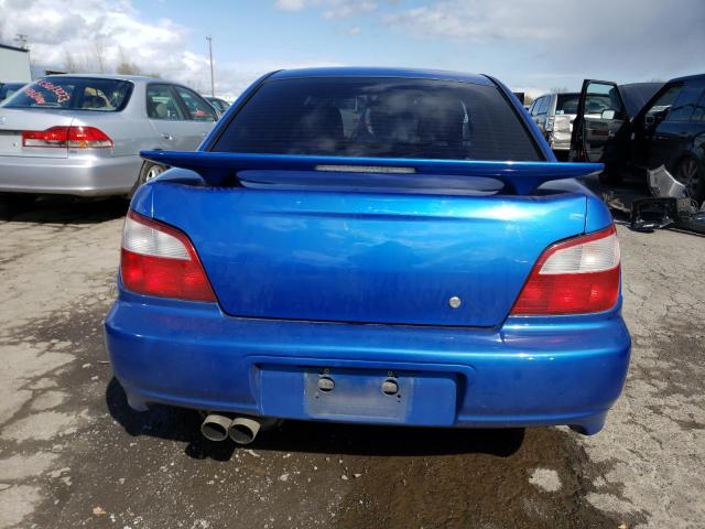 JF1GD29673G509431 - 2003 SUBARU IMPREZA WRX BLUE photo 6