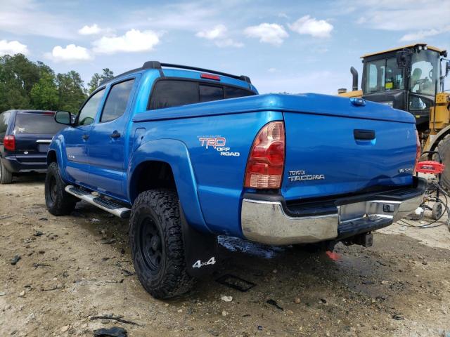 5TELU42N55Z035240 - 2005 TOYOTA TACOMA DOUBLE CAB 蓝色 照片 3