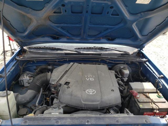 5TELU42N55Z035240 - 2005 TOYOTA TACOMA DOUBLE CAB 蓝色 照片 7
