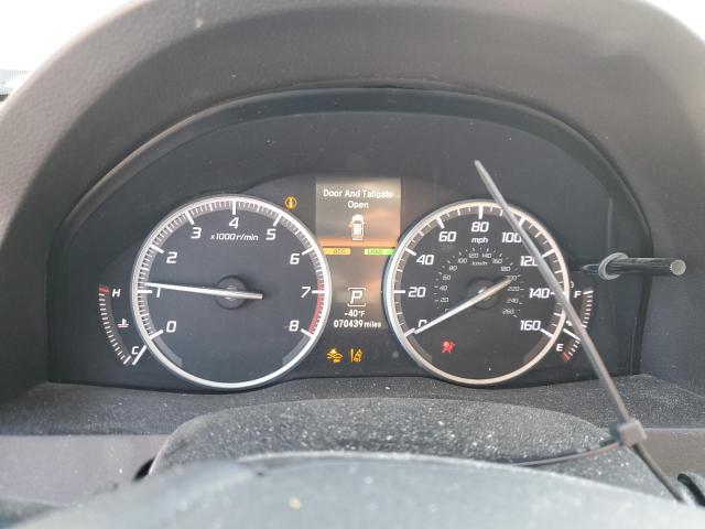 5J8TB3H75JL000006 - 2018 ACURA RDX ADVANCE GRAY photo 9