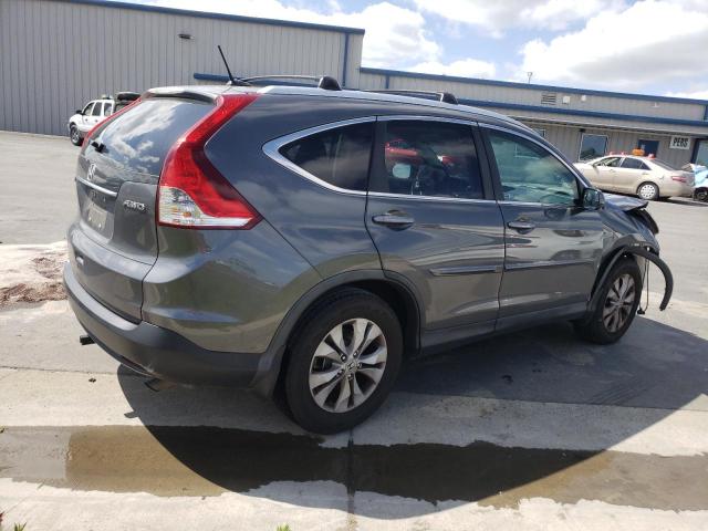 2HKRM4H72CH629593 - 2012 HONDA CR-V EXL GRAY photo 3