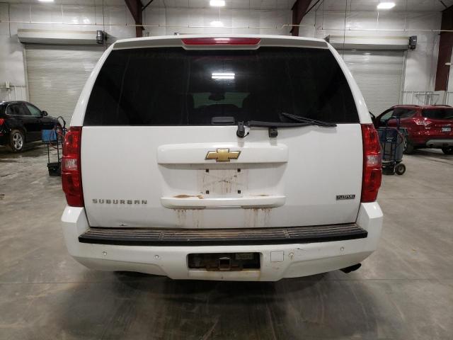 1GNFK26349R238581 - 2009 CHEVROLET SUBURBAN K1500 LT WHITE photo 6