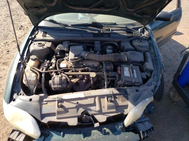 1G1JC524527269882 - 2002 CHEVROLET CAVALIER BASE GREEN photo 11