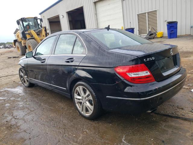 WDDGF4HB4EG255572 - 2014 MERCEDES-BENZ C 250 BLACK photo 2