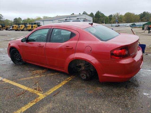 1C3CDZAB0EN107151 - 2015 DODGE AVENGER SE RED photo 2