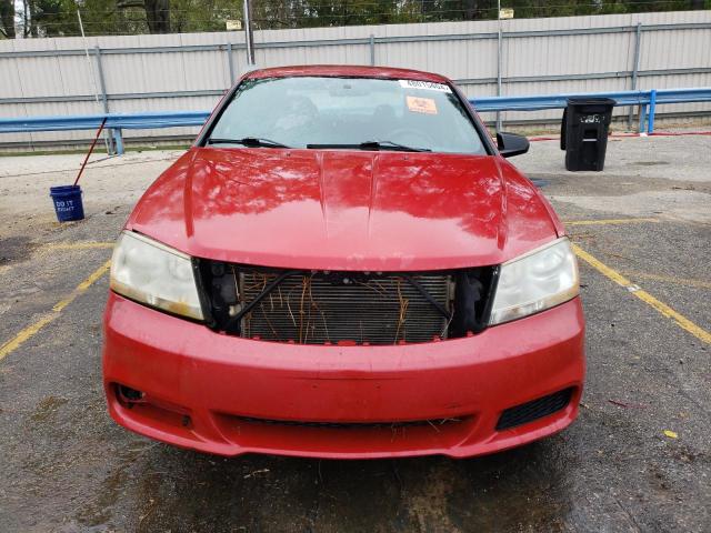 1C3CDZAB0EN107151 - 2014 DODGE AVENGER SE RED photo 5