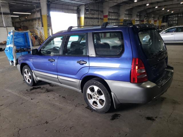 JF1SG65634H758755 - 2004 SUBARU FORESTER 2.5XS ლურჯი ფოტო 2