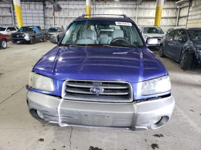JF1SG65634H758755 - 2004 SUBARU FORESTER 2.5XS ლურჯი ფოტო 5