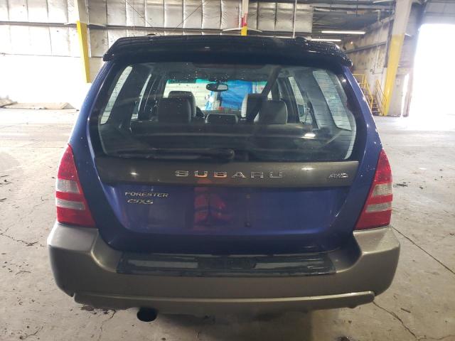 JF1SG65634H758755 - 2004 SUBARU FORESTER 2.5XS ლურჯი ფოტო 6