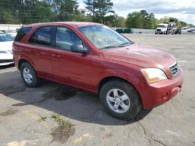 KNDJD735285794846 - 2008 KIA SORENTO EX RED photo 4