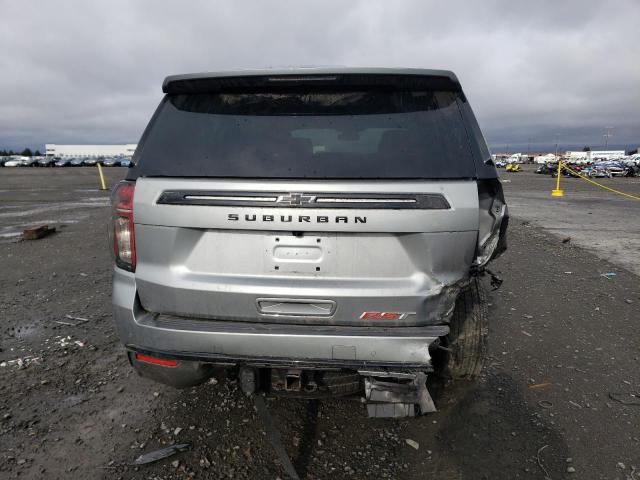 1GNSKEKD0PR174549 - 2023 CHEVROLET SUBURBAN K1500 RST SILVER photo 6