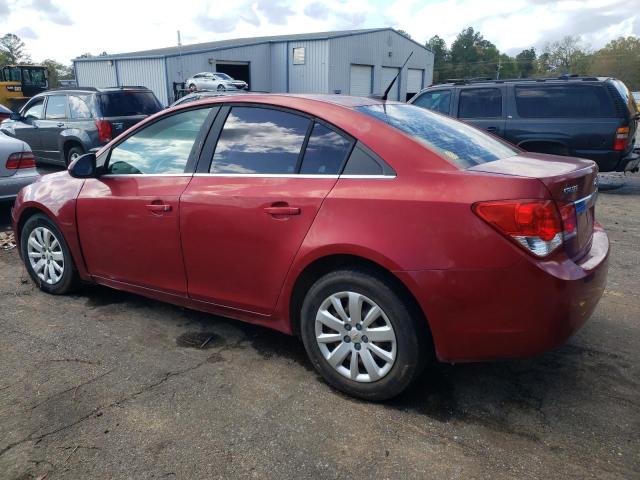 1G1PF5S97B7224066 - 2011 CHEVROLET CRUZ LT MAROON photo 2