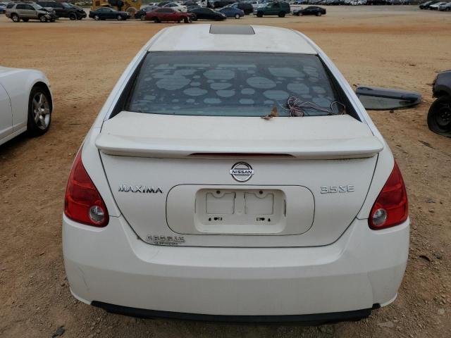 1N4BA41EX8C805303 - 2008 NISSAN MAXIMA SE WHITE photo 6