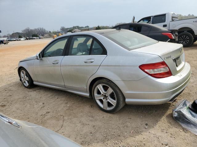 WDDGF5EB1AR117254 - 2010 MERCEDES-BENZ C 300 SILVER photo 2