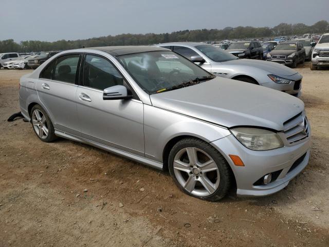 WDDGF5EB1AR117254 - 2010 MERCEDES-BENZ C 300 SILVER photo 4