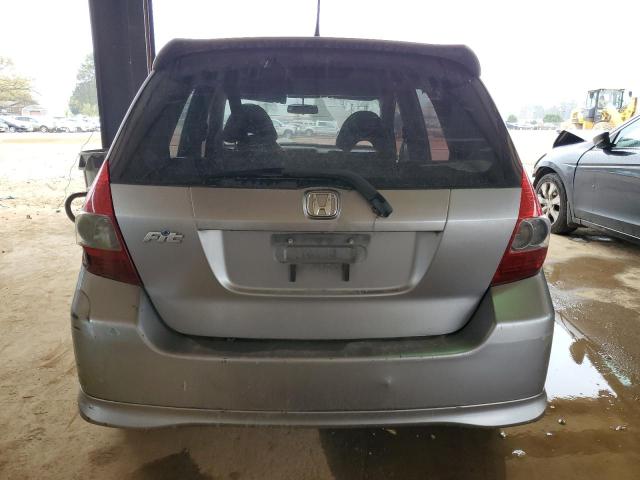 JHMGD38677S040568 - 2007 HONDA FIT S SILVER photo 6