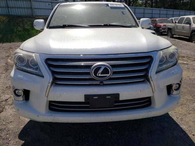 JTJHY7AX7E4134257 - 2014 LEXUS LX 570 WHITE photo 5