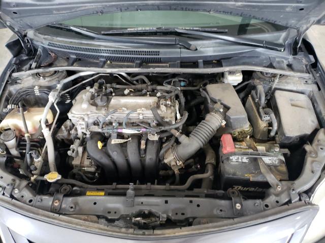 2T1BU4EE3CC865886 - 2012 TOYOTA COROLLA BASE GRAY photo 7