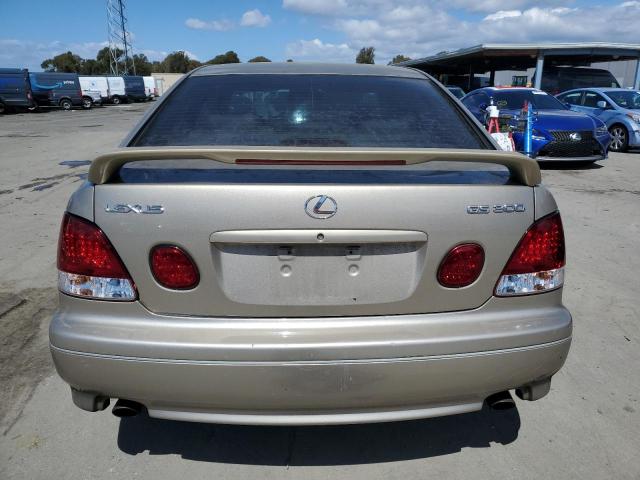 JT8BD68S4X0057008 - 1999 LEXUS GS 300 GOLD photo 6