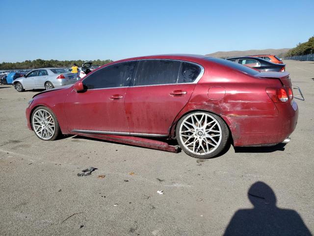 JTHCH96S960019298 - 2006 LEXUS GS 300 RED photo 2