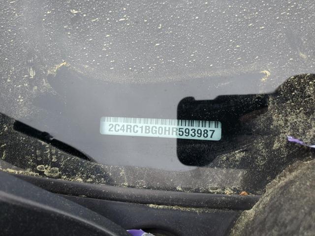 2C4RC1BG0HR593987 - 2017 CHRYSLER PACIFICA TOURING L 银色 照片 12