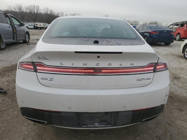 3LN6L5F92JR602075 - 2018 LINCOLN MKZ RESERVE WHITE photo 6