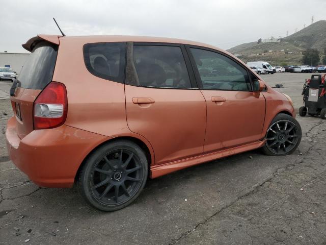 JHMGD37677S068338 - 2007 HONDA FIT S 橙色 照片 3