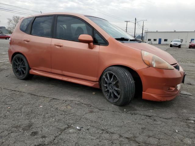 JHMGD37677S068338 - 2007 HONDA FIT S 橙色 照片 4