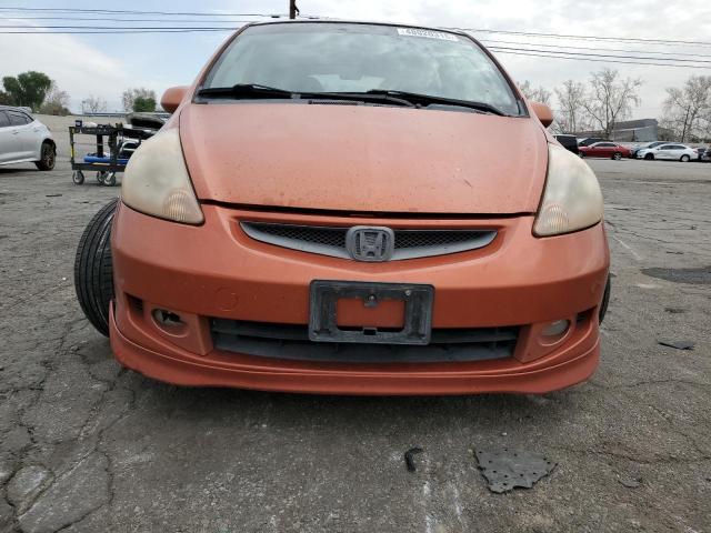 JHMGD37677S068338 - 2007 HONDA FIT S 橙色 照片 5