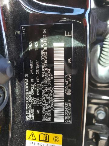 JTJYARBZ9J2096651 - 2018 LEXUS NX 300 BASE შავი ფოტო 14