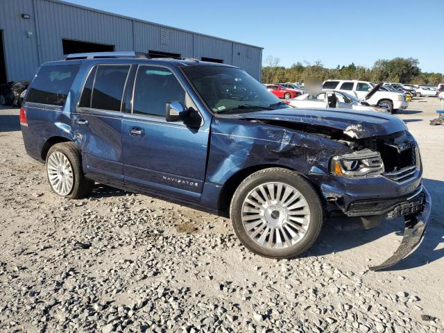 5LMJJ2HT6FEJ02578 - 2015 LINCOLN NAVIGATOR BLUE photo 4