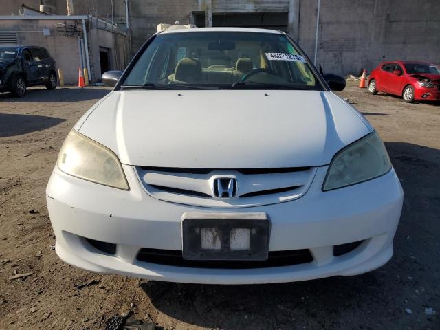 2HGES16375H530607 - 2005 HONDA CIVIC DX VP 白色 照片 5