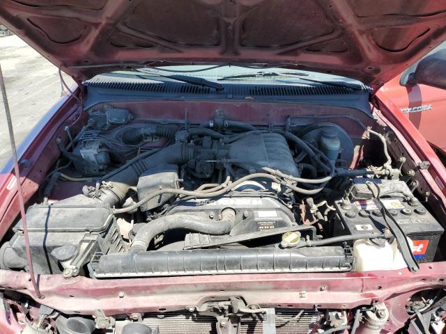 5TESN92N74Z394755 - 2004 TOYOTA TACOMA XTRACAB PRERUNNER წითელი ფოტო 11