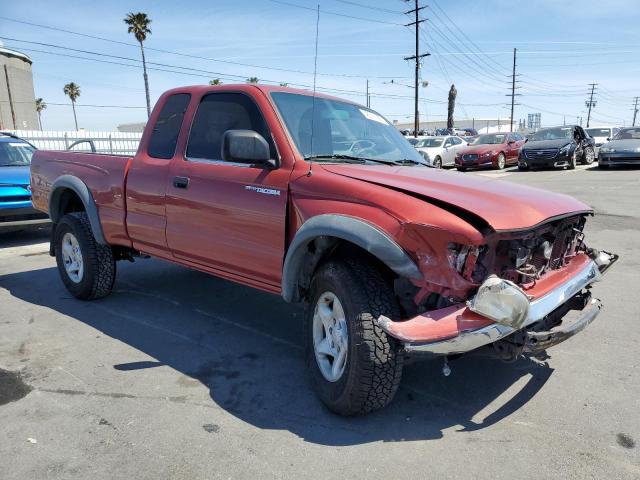 5TESN92N74Z394755 - 2004 TOYOTA TACOMA XTRACAB PRERUNNER წითელი ფოტო 4