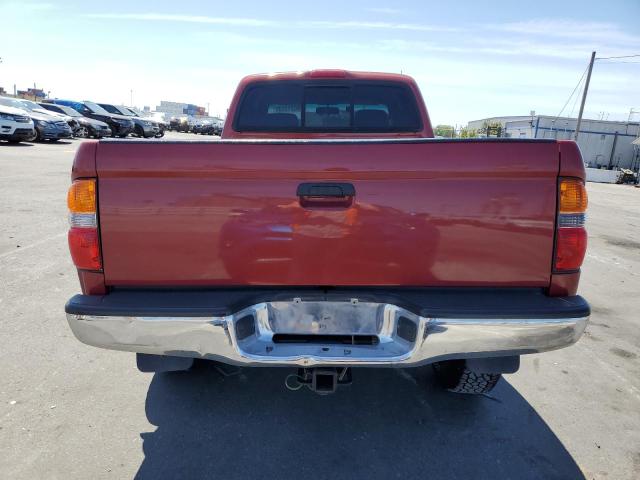 5TESN92N74Z394755 - 2004 TOYOTA TACOMA XTRACAB PRERUNNER წითელი ფოტო 6