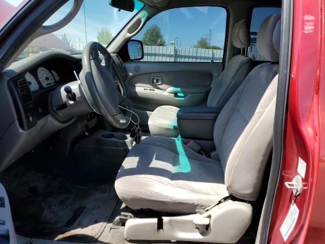 5TESN92N74Z394755 - 2004 TOYOTA TACOMA XTRACAB PRERUNNER წითელი ფოტო 7