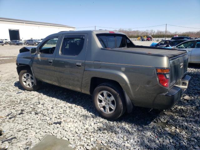 2HJYK16527H552297 - 2007 HONDA RIDGELINE RTL GREEN photo 2