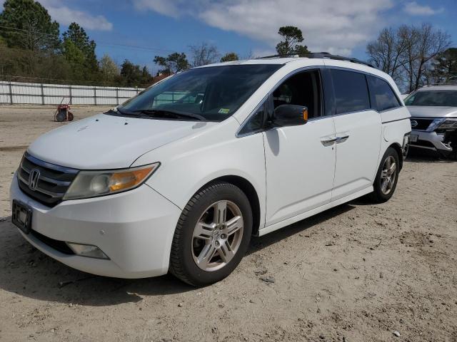 5FNRL5H97BB053104 - 2011 HONDA ODYSSEY TOURING WHITE photo 1