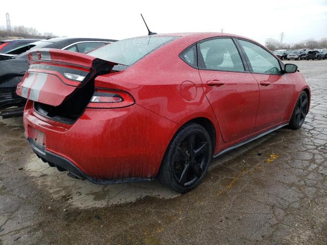 1C3CDFBB0GD700952 - 2016 DODGE DART SXT RED photo 3