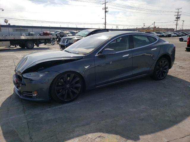 5YJSA1CP9CFP03039 - 2012 TESLA MODEL S Сірий фото 1