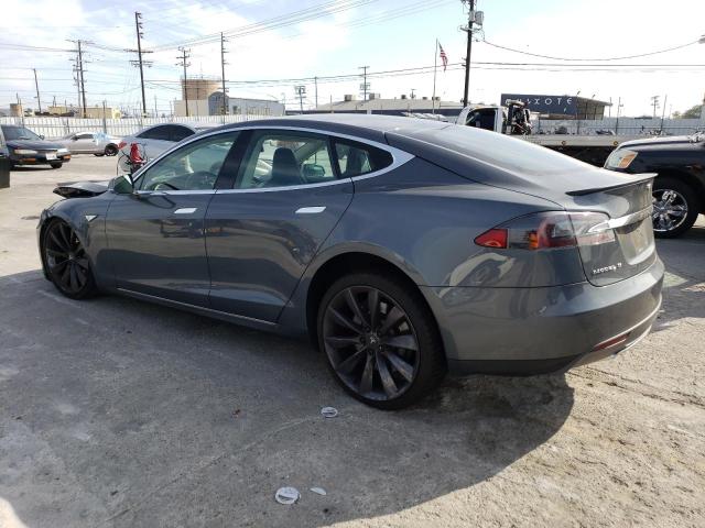 5YJSA1CP9CFP03039 - 2012 TESLA MODEL S Сірий фото 2