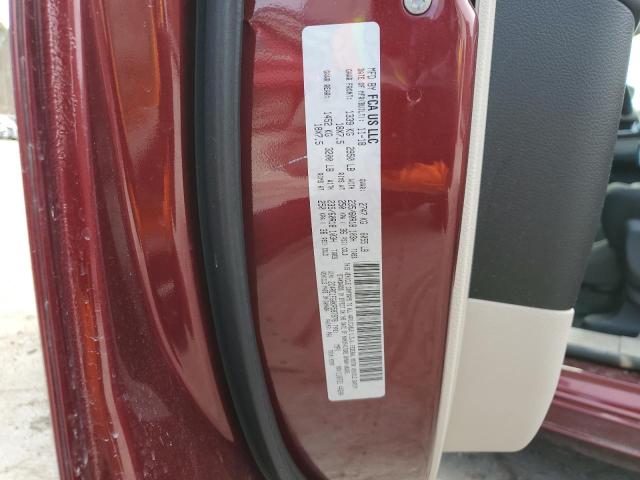 2C4RC1FG0KR587978 - 2019 CHRYSLER PACIFICA TOURING PLUS Tünd qırmızı foto 13