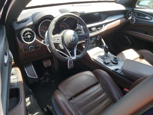 ZASFAKNN9J7B98729 - 2018 ALFA ROMEO STELVIO TI SPORT BLUE photo 8