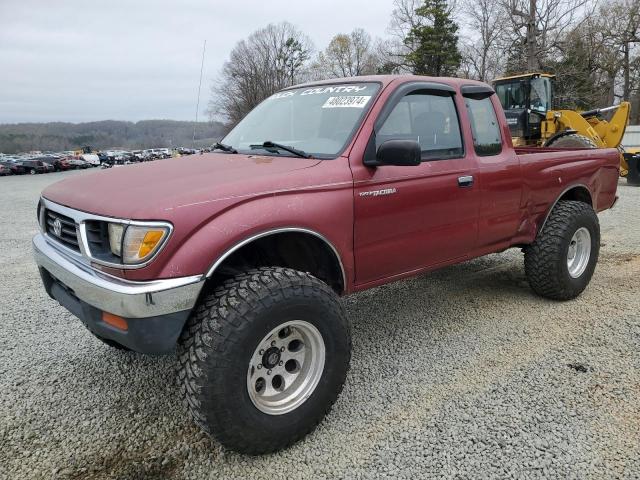 4TAWM72N2VZ247471 - 1997 TOYOTA TACOMA XTRACAB RED photo 1