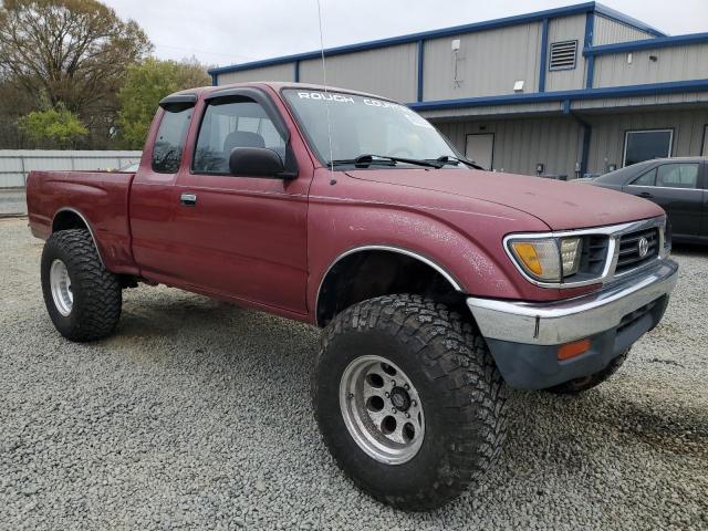 4TAWM72N2VZ247471 - 1997 TOYOTA TACOMA XTRACAB RED photo 4